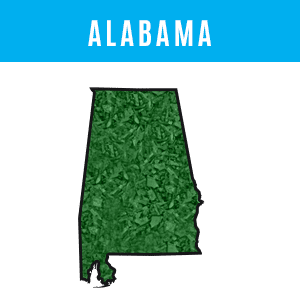 Rubber mulch in Alabama