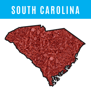 Rubber mulch in South Carolina