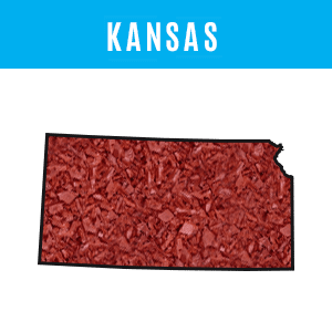 Kansas Bulk Rubber Mulch for Sale
