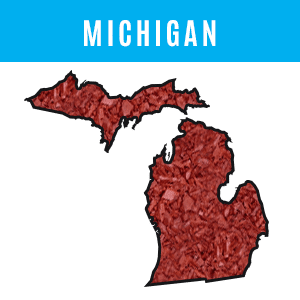 Michigan Bulk Rubber Mulch for Sale