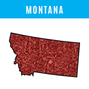 Montana Bulk Rubber Mulch for Sale