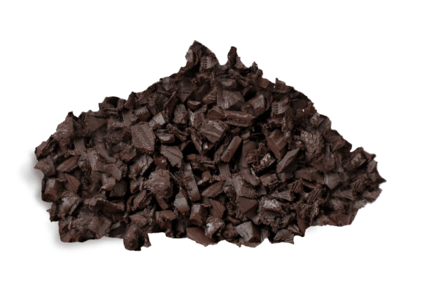 Pile of Brown Rubber Mulch