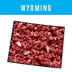 Wyoming Bulk Rubber Mulch for Sale